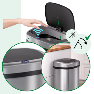 Czujnikowy kosz na śmieci