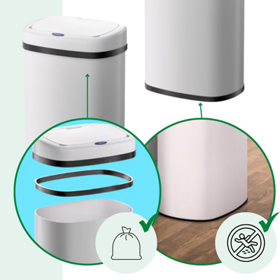 Czujnikowy kosz na śmieci