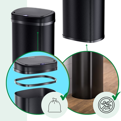 Czujnikowy kosz na śmieci