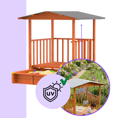 Piaskownica z werandą