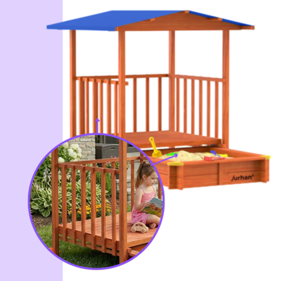 Piaskownica z werandą