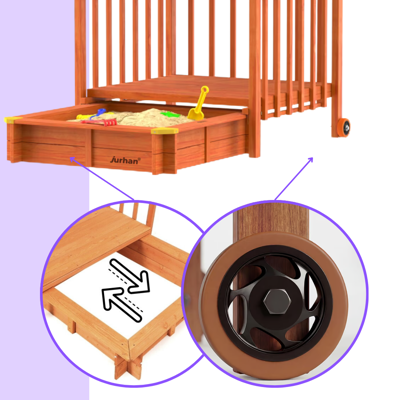 Piaskownica z werandą