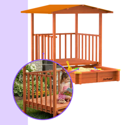 Piaskownica z werandą