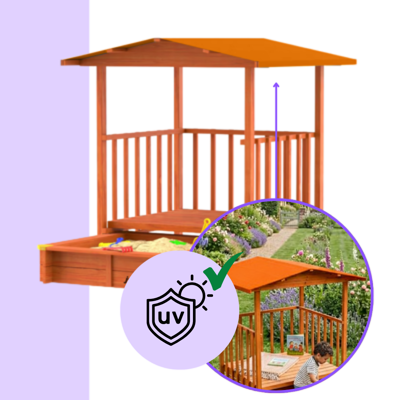 Piaskownica z werandą