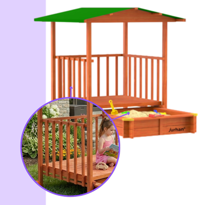 Piaskownica z werandą