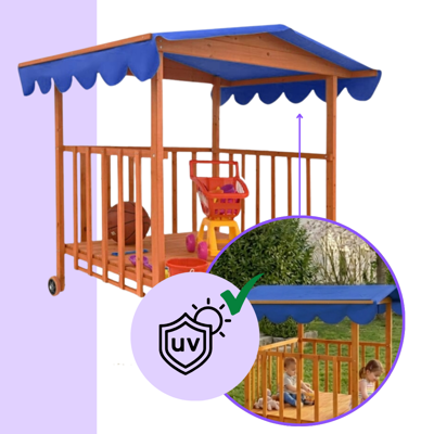 Piaskownica z werandą