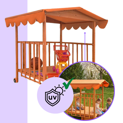 Piaskownica z werandą