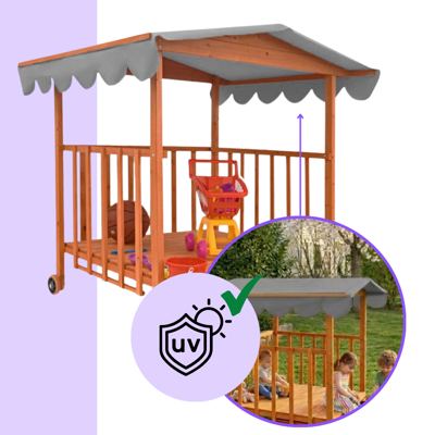 Piaskownica z werandą