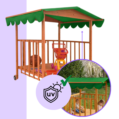 Piaskownica z werandą