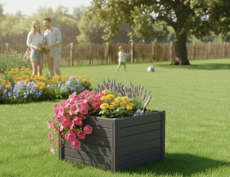 Podwyższona grządka kwadratowa BASE PLANT