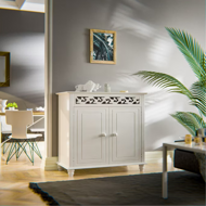 Komoda JERSEY, 76 x 65 x 35cm, biała