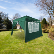 Pawilion Ogrodowy 3 x 3 m UV Ochrona 50+ Wodoodporny Zielony