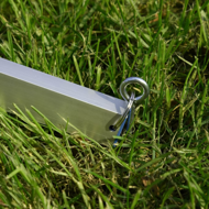 Stojak na pranie z aluminium FALCO, srebrny