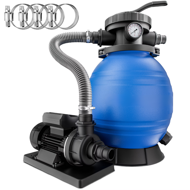 Filtr piaskowy do basenu AQUA, 10 200 l/h, niebieska