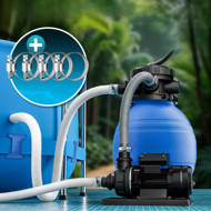 Filtr piaskowy do basenu AQUA, 10 200 l/h, niebieska