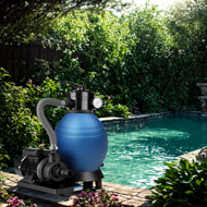 Filtr piaskowy do basenu AQUA, 10 200 l/h, niebieska