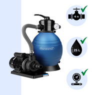 Filtr piaskowy do basenu AQUA, 10 200 l/h, niebieska