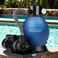 Filtr piaskowy do basenu AQUA, 10 200 l/h, niebieska
