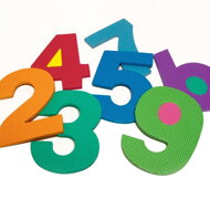 Piankowa mata dla dzieci PUZZLE, 86 części, wielokolorowa