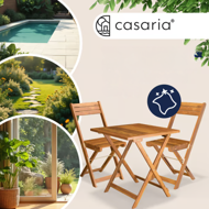 Meble balkonowe VITEK, 1+2, naturalny brąz