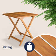 Meble balkonowe VITEK, 1+2, naturalny brąz