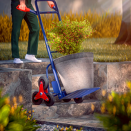 Wózek schodowy CART, max. 200kg, niebieski