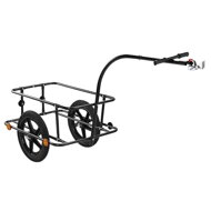 Przyczepa rowerowa TERY, 90l, 61x153x90cm, czarna