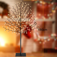 Świecące drzewo CHERRY do wnętrz i na zewnątrz, 180cm, ciepła biała  