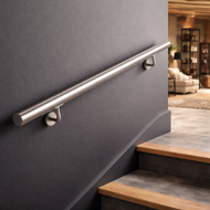 Poręcz ze stali nierdzewnej CHROME, 4,2×100cm, srebrna