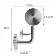 Poręcz ze stali nierdzewnej CHROME, 4,2×100cm, srebrna