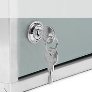 Apteczka SAVE, 25x12x48,5cm, srebrna
