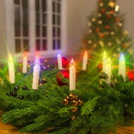 Świece na choinkę CANDLE, 20 sztuk, 10,5cm, wielokolorowa  