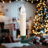 Świece na choinkę CANDLE, 20 sztuk, 10,5cm, wielokolorowa  