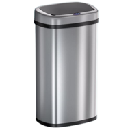 Kosz na śmieci DEUS z czujnikiem, 58 litrów, srebrna