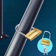 Blokada parkingowa ANTONIA, 80x47x44cm, szara