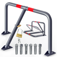 Blokada parkingowa ANTONIA, 80x47x44cm, szara