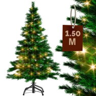 Sztuczna choinka RUDOLPH z lampkami, 150 cm, zielona