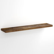 Półka ścienna FIGO+ z konsolą, 110cm, ciemny dąb