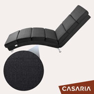 Leżanka LONDON, 186×55×89cm, antracytowa