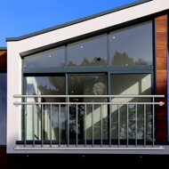 Francuski balkon ZOE, 184x90cm, srebrna