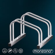Stojak na 2 rowery BIKE, 50x32x27cm, srebrna  