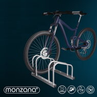 Stojak na 2 rowery BIKE, 50x32x27cm, srebrna  