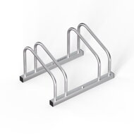 Stojak na 2 rowery BIKE, 50x32x27cm, srebrna  