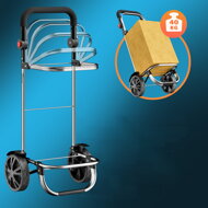 Torba na zakupy na kółkach EASY, 50l, czarna