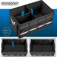 Organizer do bagażnika LEROY, 63L, 60x35x30cm, czarna
