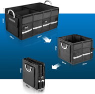 Organizer do bagażnika LEROY, 63L, 60x35x30cm, czarna