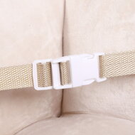 Leniwiec na biegunach z pasem bezpieczeństwa, brązowy