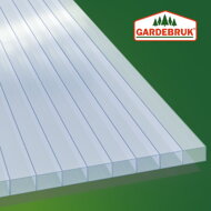 Poliwęglan komorowy MARK 6mm, 60,5x121x0,6cm, 10 szt., przezroczysta