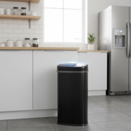 Sensorowy kosz na śmieci DEUS, 58 litrów, czarny