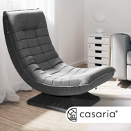 Leżanka ABERDEEN, 87x60x105cm, szara